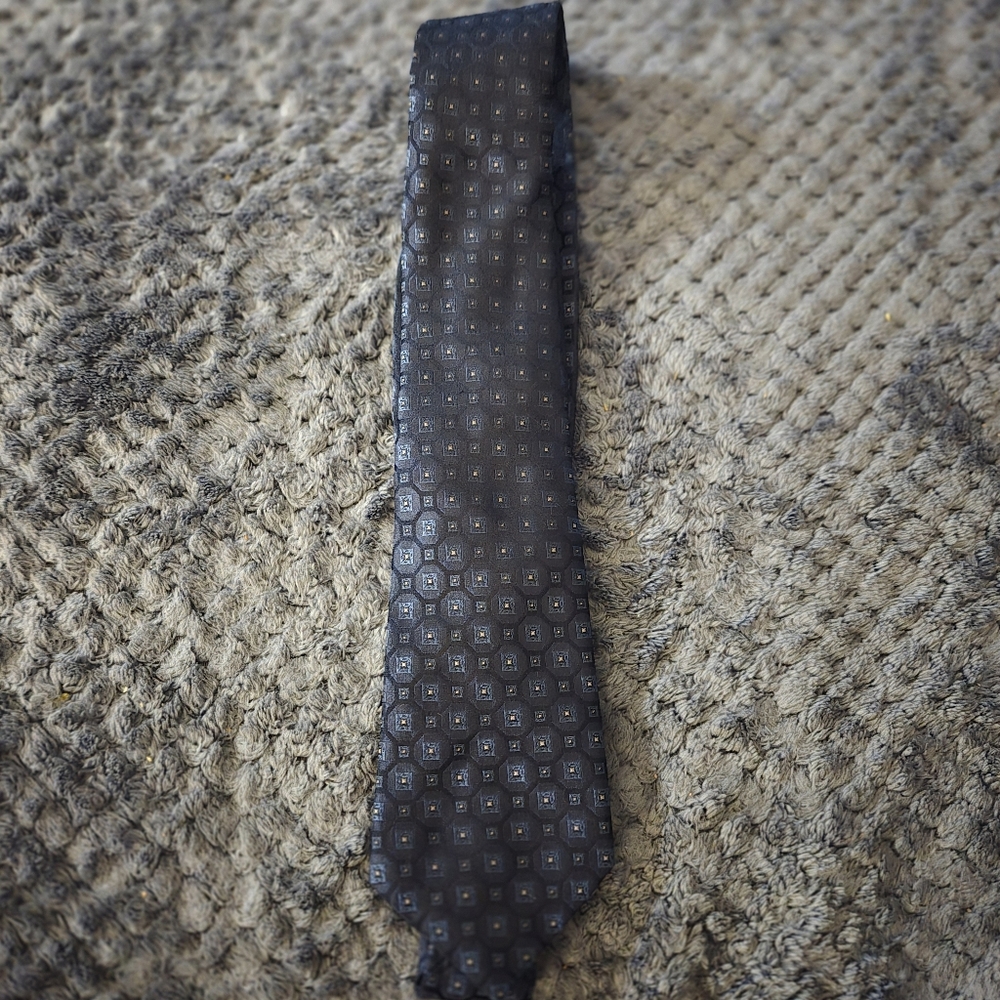 John Varvatos Blue Silk Tie